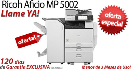 RICOH AFICIO MP 5002 REMANUFACTURADA